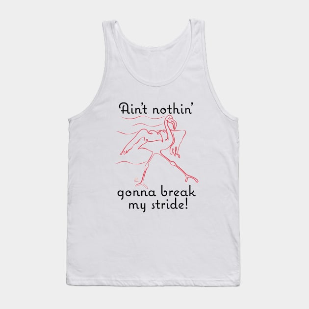 Flamingo Stride Tank Top by NN Tease